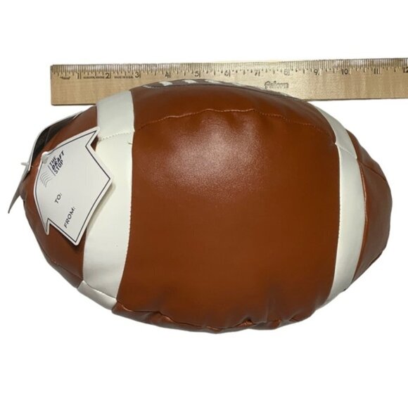 The Draft Stop Football Multi Purpose Decorative Doorstopper Gift Faux Leather - Picture 9 of 13